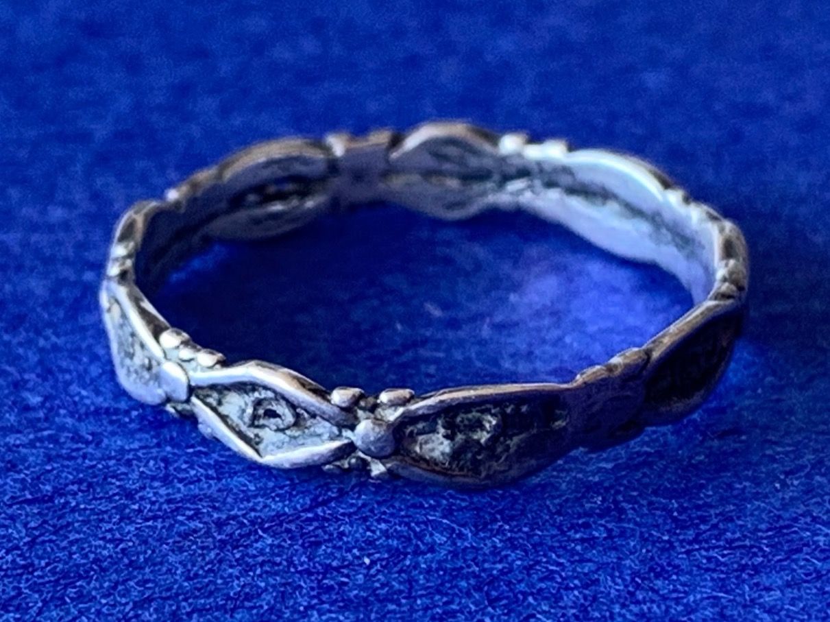 Anelli: Silberring verbunden (54) – Usato da Laufen venduto da belleskulptur 7