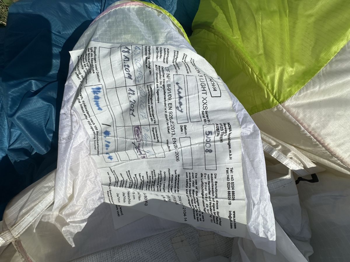 Nova Flug- & Drachensport: Gleitschirm Nova Ion 3 cs – Gebraucht aus Unterseen von ben_dpx5 5