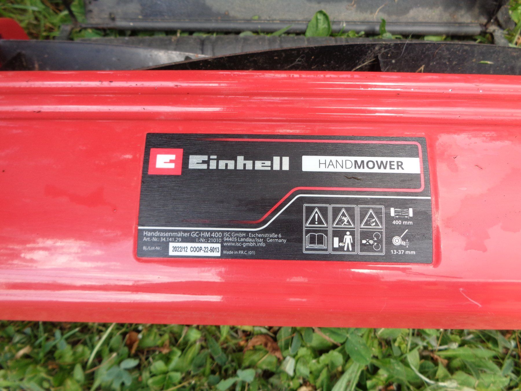 Einhell Rasenmäher: Handrasenmäher Einhell Manual – Gebraucht aus Läufelfingen von remajo62 1