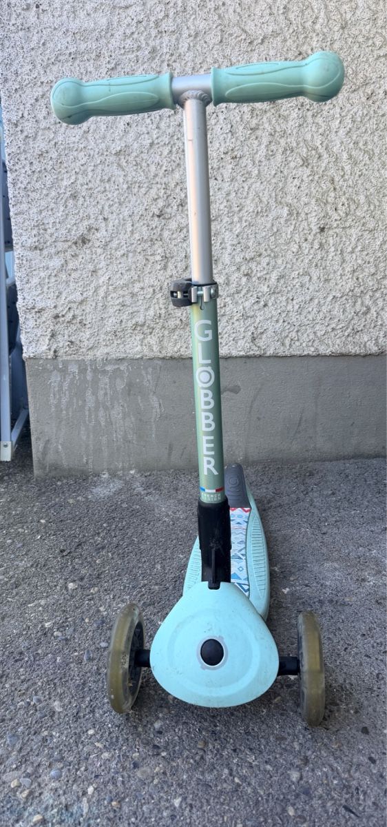 Globber Kickboard: Kinderroller Globber, Mint Grün, 3 Räder – Usato da Hindelbank venduto da Kaktus130 5