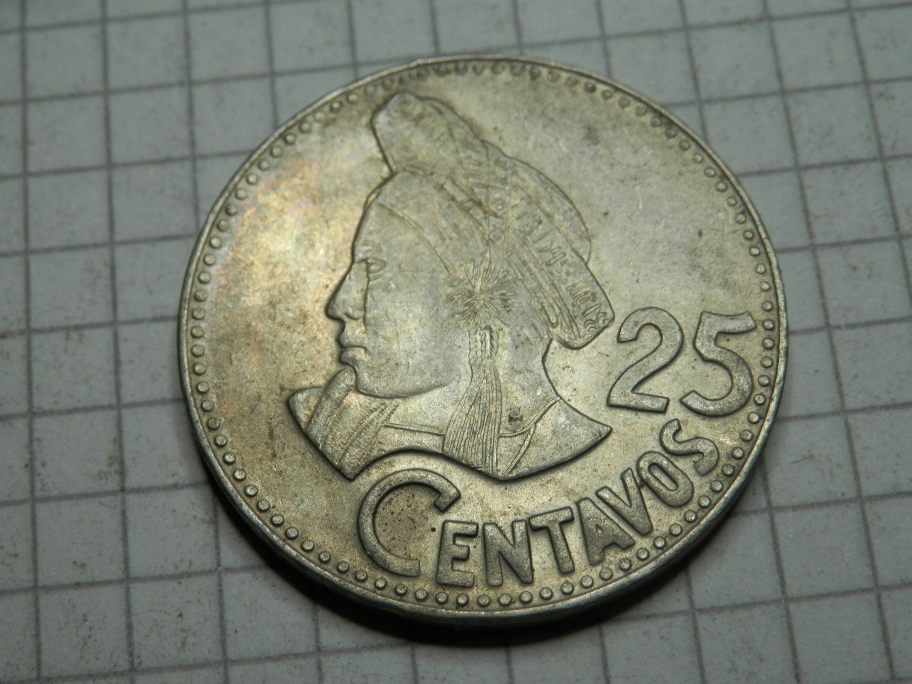 Tutti le monete: Guatemala  25 Centavos, 1978 – Usato da Weiach venduto da weiach81