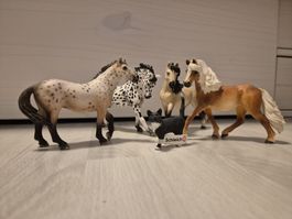 Schleich Pferde + Schleich Katze