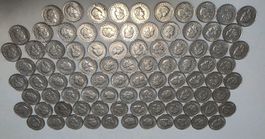 163 x 10 Rappen 1930 bis 1967