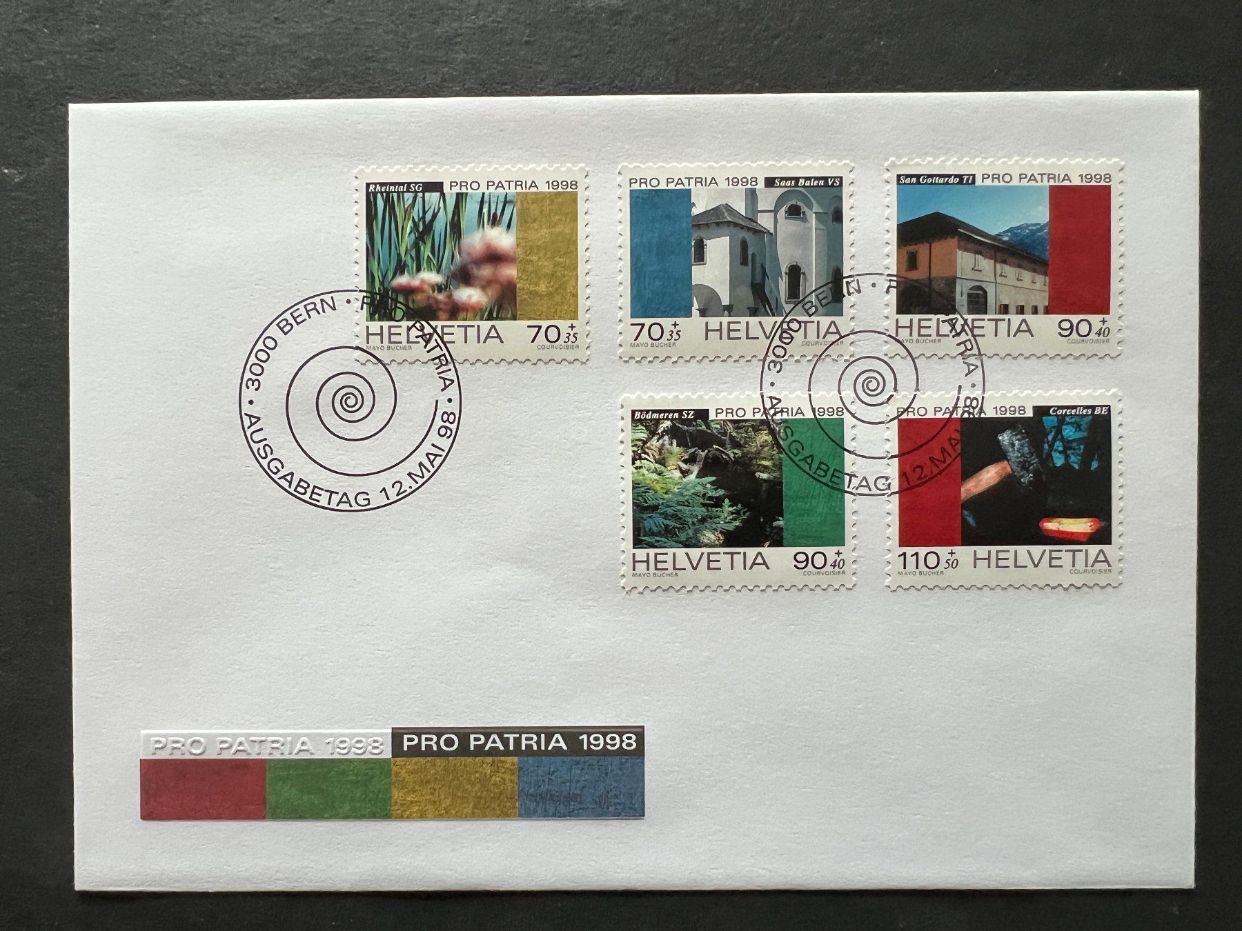 Tutti i francobolli: Pro Patria FDC 1998   (M222) – Usato da Hinwil venduto da Sidi4