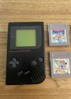 Nintendo Game Boy Schwarz mit 5 Spielen guter Zustand 