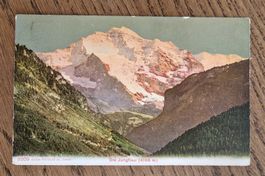 Jungfrau, Gruss aus Bern nach Uzwil 1909