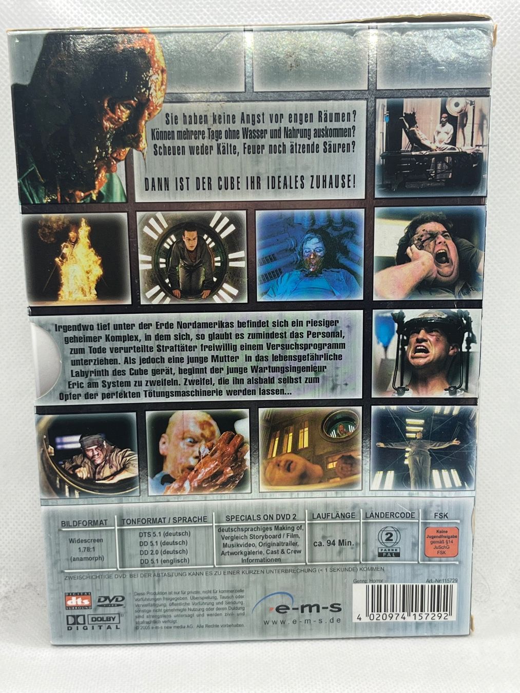 Tutti i DVDs: DVD Cube Zero 2 DVD Special Edition FSK 18 – Usato da Hinterkappelen venduto da Kim1992 1