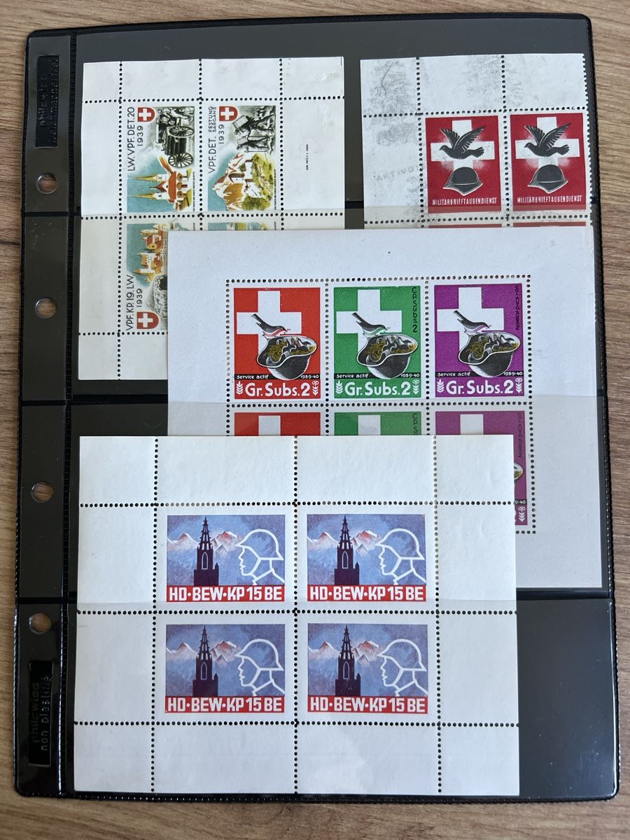 Tutti i francobolli: Posten Soldatenmarken Schweiz – Usato da Braunau venduto da Desil2511 6