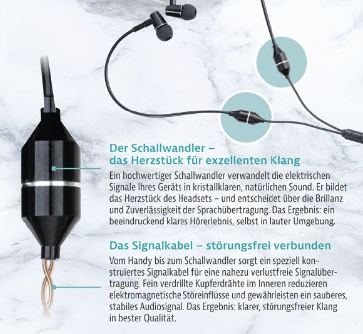 Casques audio: Luftschlauch-Headset mit USB-C Schwarz Strahlungsarm – Neuf avec emballage d'origine à Kloten par Konfuzius7 4