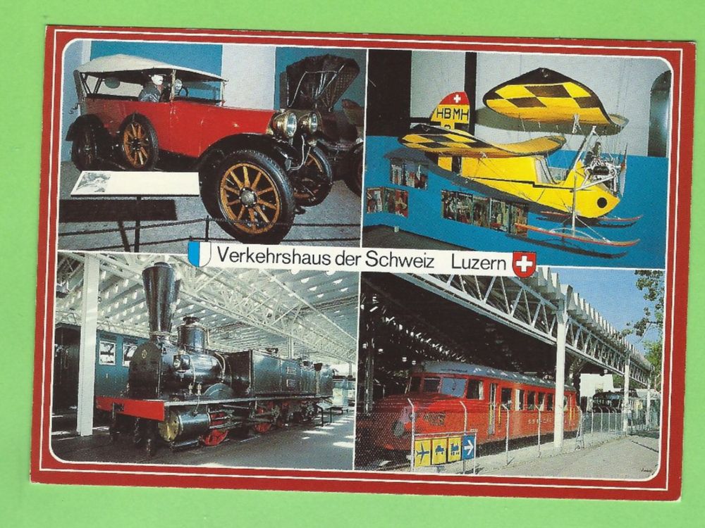 Cartoline postali: Verkehrshaus Luzern – Usato da Zürich venduto da t24_de