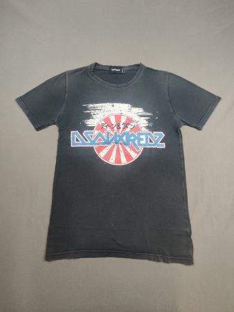 DSQUARED2 | t-shirt noir délavé aspect vintage | XS homme