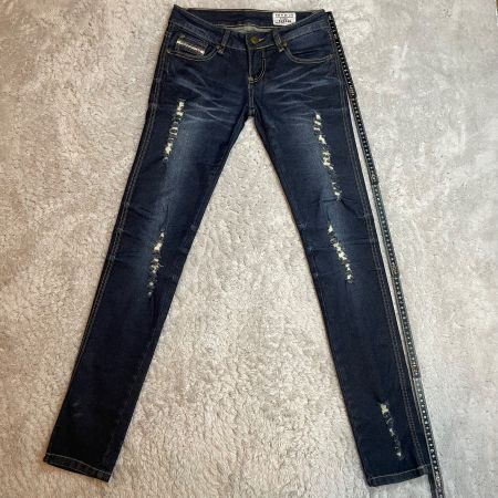 Diesel Kurren Damen Jeans W26 L34 Destroyed Skinny