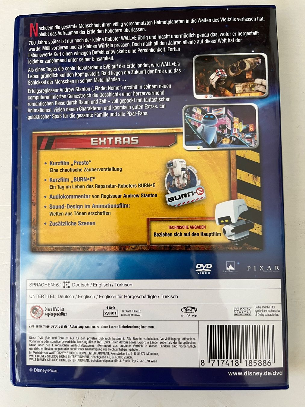 Tutti i DVDs: Disney | WALL-E DVD 📀 - Special Collection – Nuovo (secondo la descrizione) da Sierre venduto da black.box 1