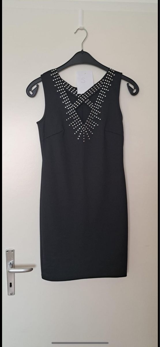Vestiti: Elegant Schwarz Kleid Damen - Size Small – Usato da Grafenried venduto da Kalocha