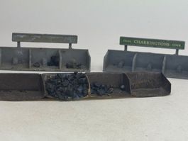 GB5- Horney Mecano drei Kohlebunker 2x Metall 1 x Plastik