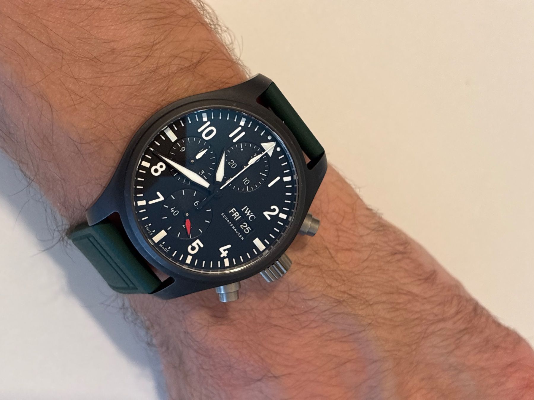 IWC Orologi: IWC Pilot's Watch Chronograph 41 Top Gun Ceramic - Full set – Nuovo (secondo la descrizione) da Dübendorf venduto da lenudle 1