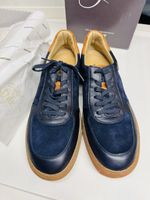 Hartjes Sneakers Cuir Bleu Cognac T46 Neu