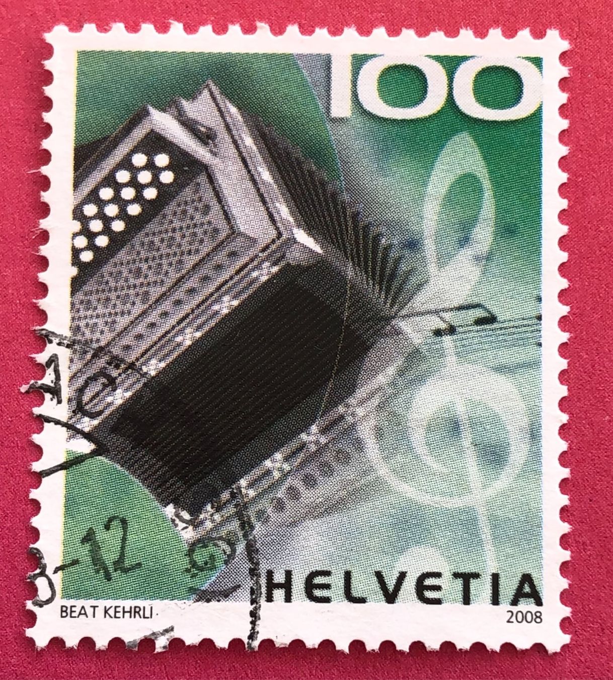Tutti i francobolli: Nr.1268 Volksmusik GESTEMPELT 2008    – Usato da Aarau venduto da Billa007