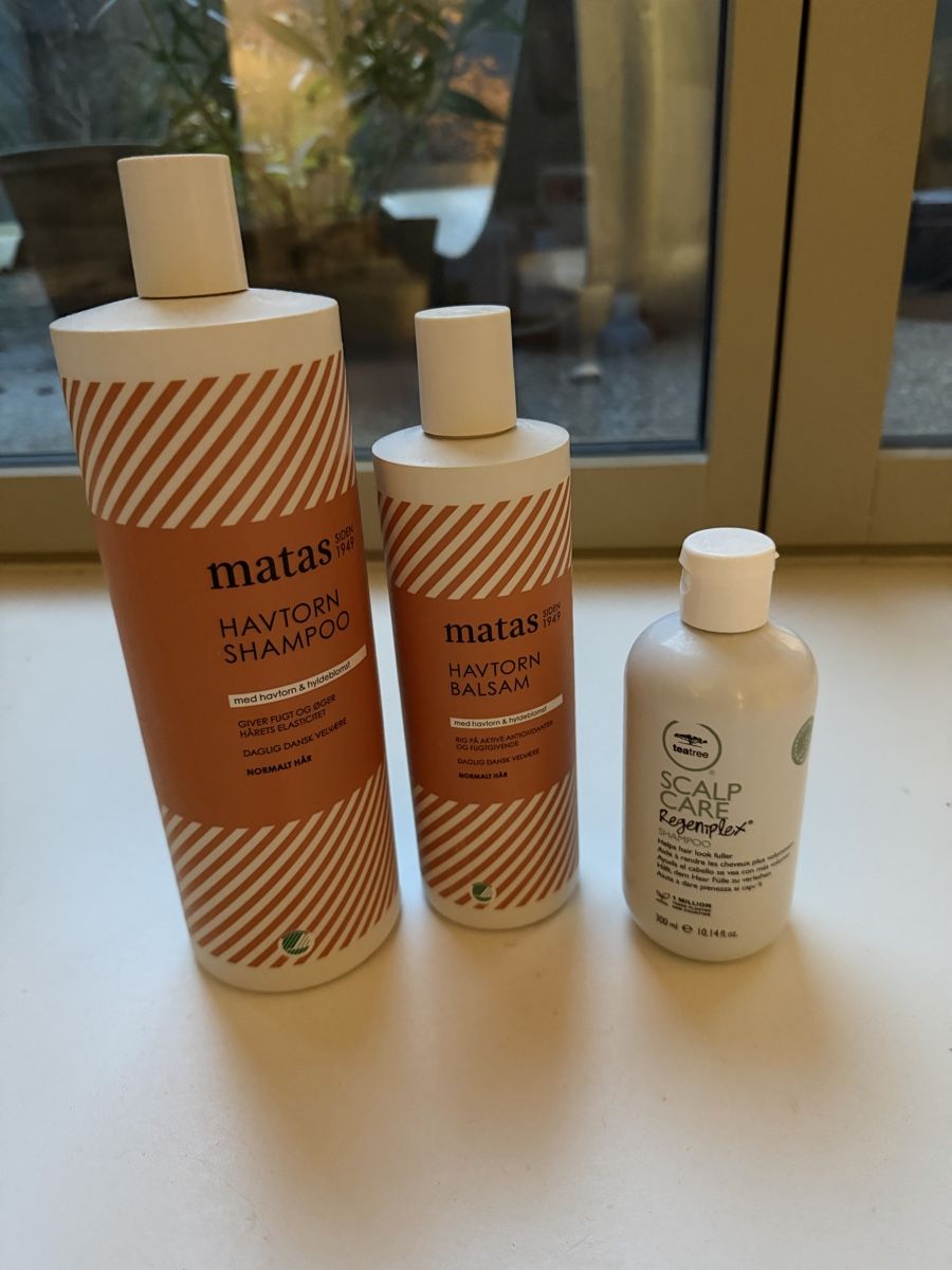 Prodotti per capelli: Matas Havtorn Shampoo & Balsam + Tea Tree Scalp Care – Usato da Zürich venduto da Agave_Sue