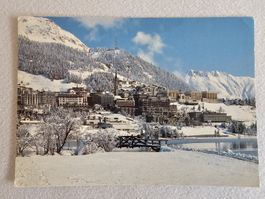 Postkarte St. Moritz 1985