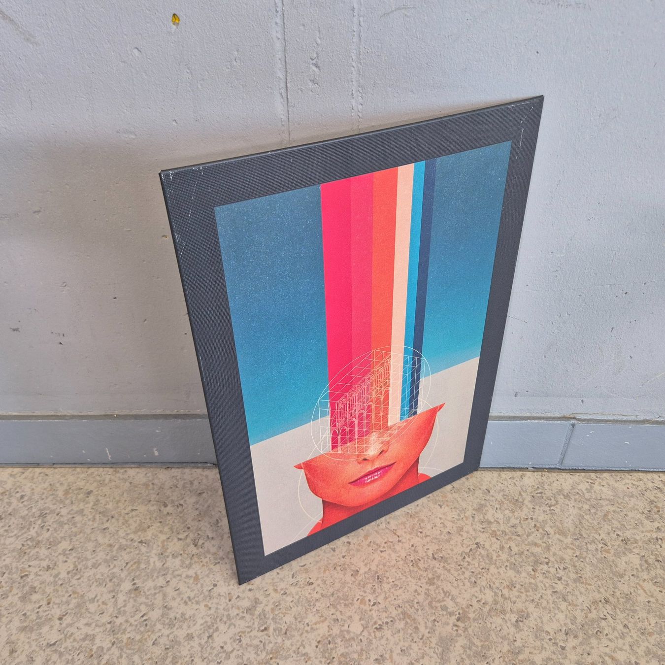 Insegne: "Mind Geometry" Frank Moth Schild Blechschild – Usato da Nottwil venduto da Wondewa-Shop 7