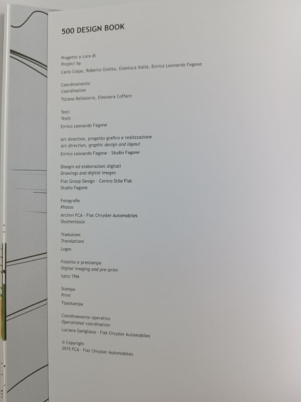 Bücher: Fiat 500 Design Book – Gebraucht aus Dompierre FR von F.Blanco 3