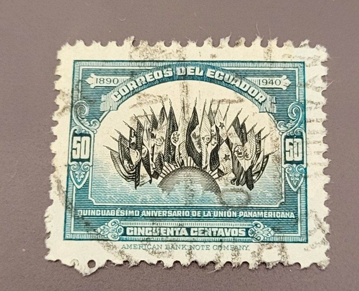 Tutti i francobolli: Ecuador 1940 alte briefmarke – Usato da St Gallen venduto da Stampsalshobby