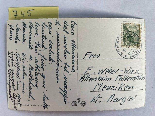 Cartoline postali: alte Ansichtskarte Romanshorn Bodensee, 195X – Usato da Niederwil AG venduto da dahu75 1