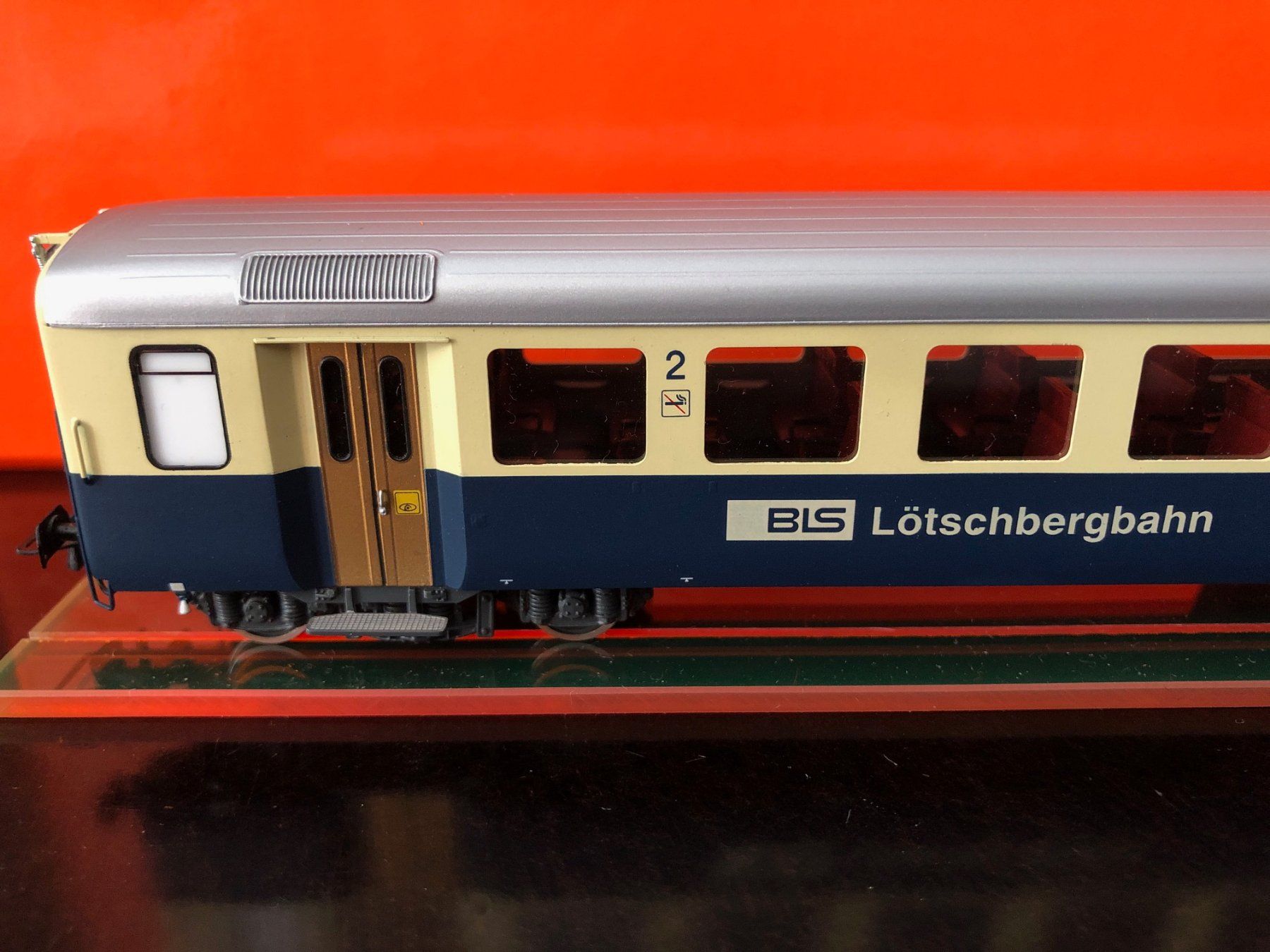 HRF Modellini di ferrovie: HRF BLS Steuerwagen Vitrinenmodell digital – Nuovo (secondo la descrizione) da St.Gallen venduto da conduit 8
