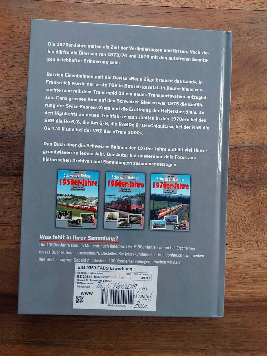 Libri: Schweizer Bahnen 1970er-Jahre - Ralph Bernet – Usato da Schönenwerd venduto da Steidi 9