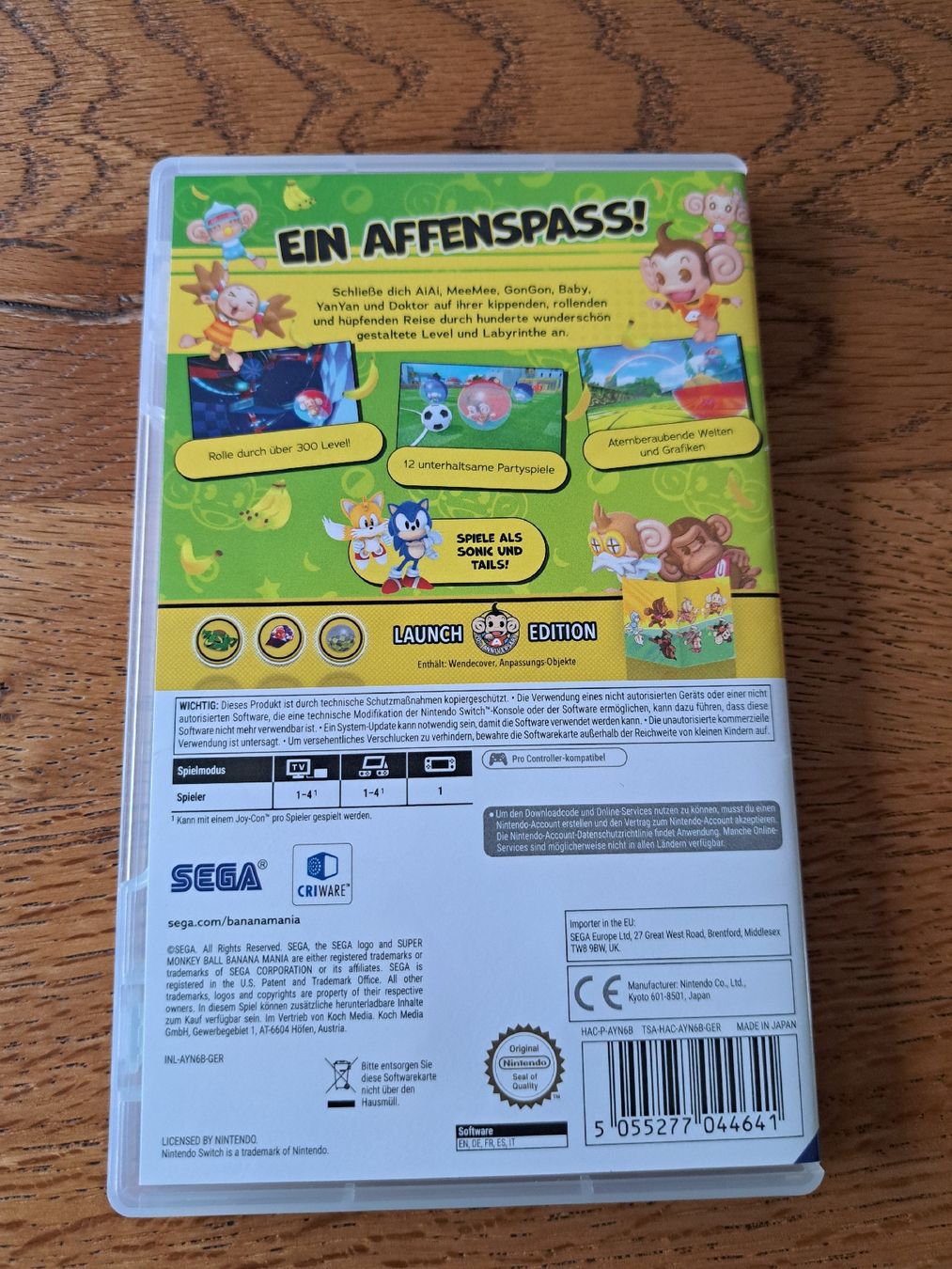 Nintendo Giochi: Super Monkey Ball Banana Mania Switch – Usato da Zürich venduto da Mr.Heli 1