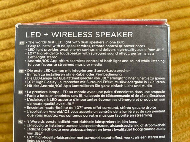 JBL Casse acustiche: JBL Sengled Pulse Solo LED Lautsprecher | Bluetooth – Usato da Bern venduto da Backyards 2