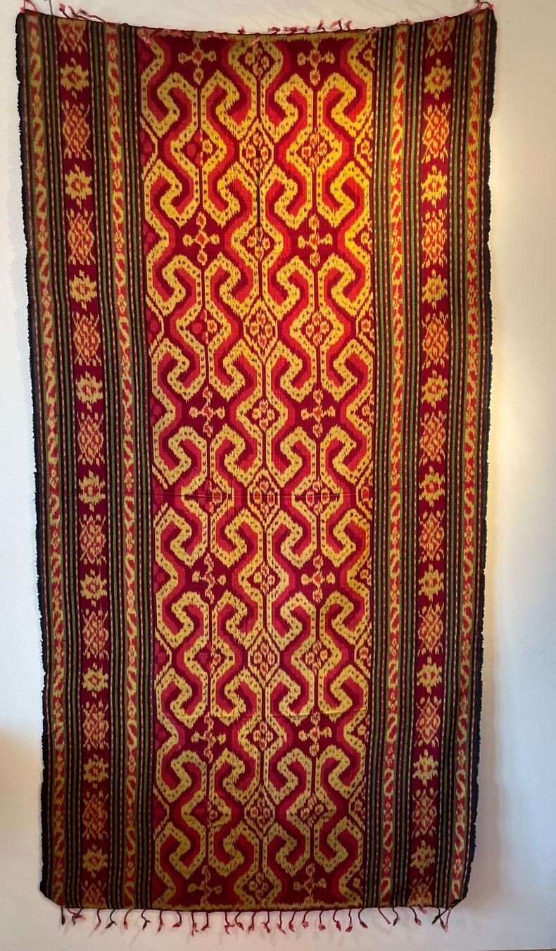 Tessuti: IKAT Handgewoben  228 x 116 cm – Usato da Uster venduto da cityspider