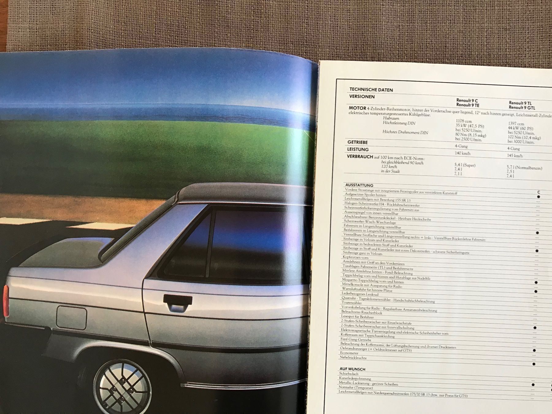 Renault Documenti: Renault 9 Prospekt – Usato da Balterswil venduto da Jeko1967 1
