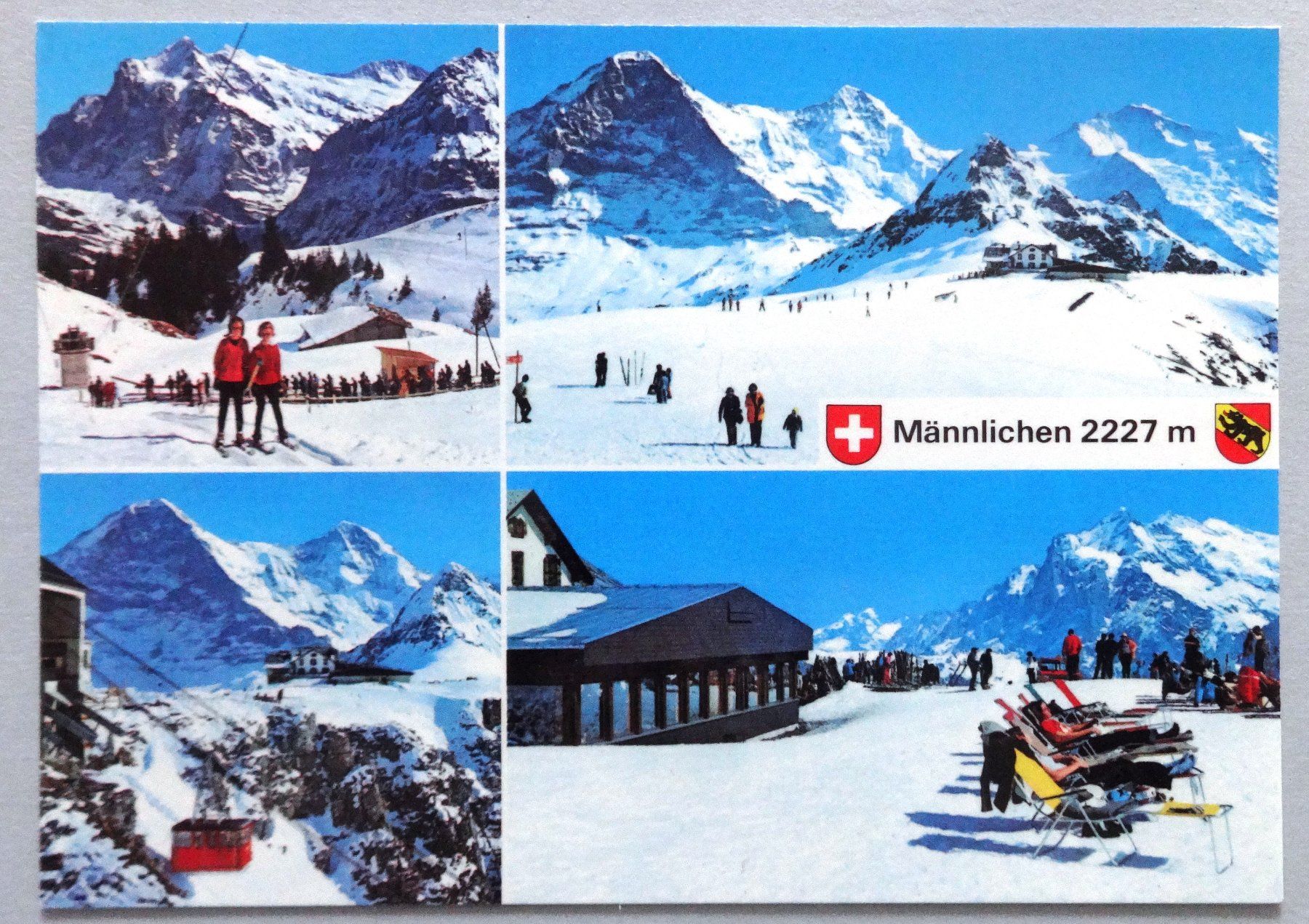 Cartes postales: Männlichen 2227 m – D'occasion à Fétigny par Billy2miny