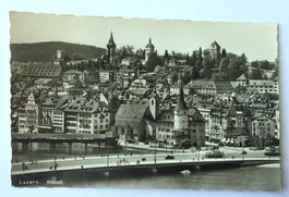 LUZERN Altstadt - Seebrücke - Auto, Bus