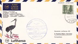 Erstflug Lufthansa Osaka - Frankfurt 1969