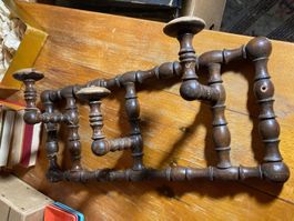 Porte manteaux bois Kleiderablage antik ancien Holz