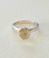Silberring (925) mit Kugelförmogem Citrin