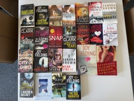 Bücher Englisch Konvolut gemischte Autoren guter Zustand