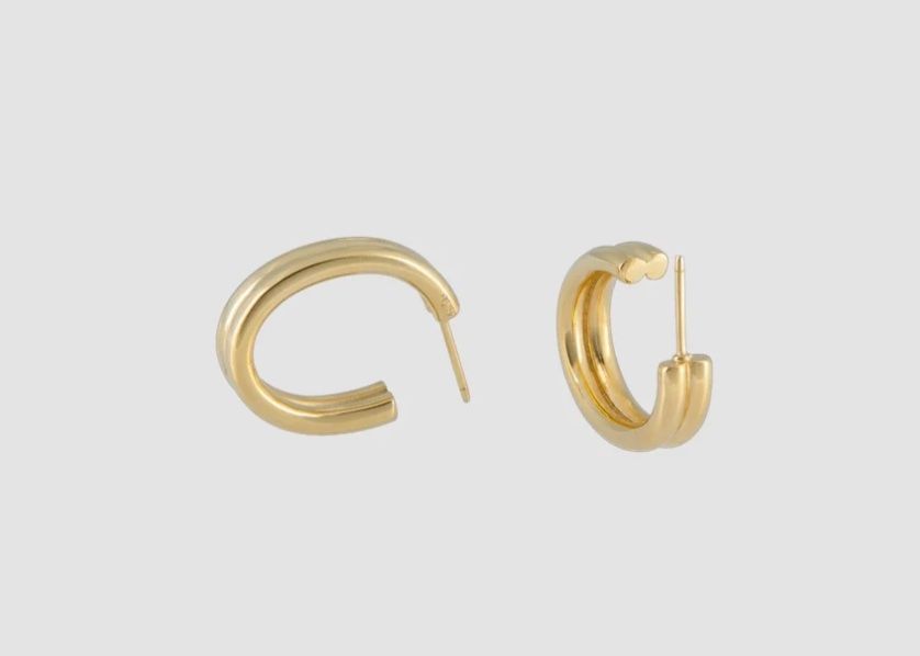Ohrringe & -stecker: Les Solides double oval hoop – Gebraucht aus Biel/Bienne von schaschabrog 1
