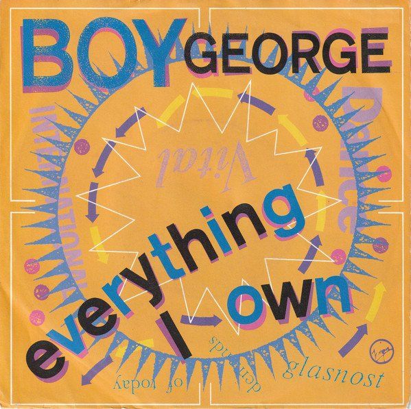 Dischi in vinile: Boy George: Everything I Own 7" – Usato da Steinhausen venduto da Vilivinili