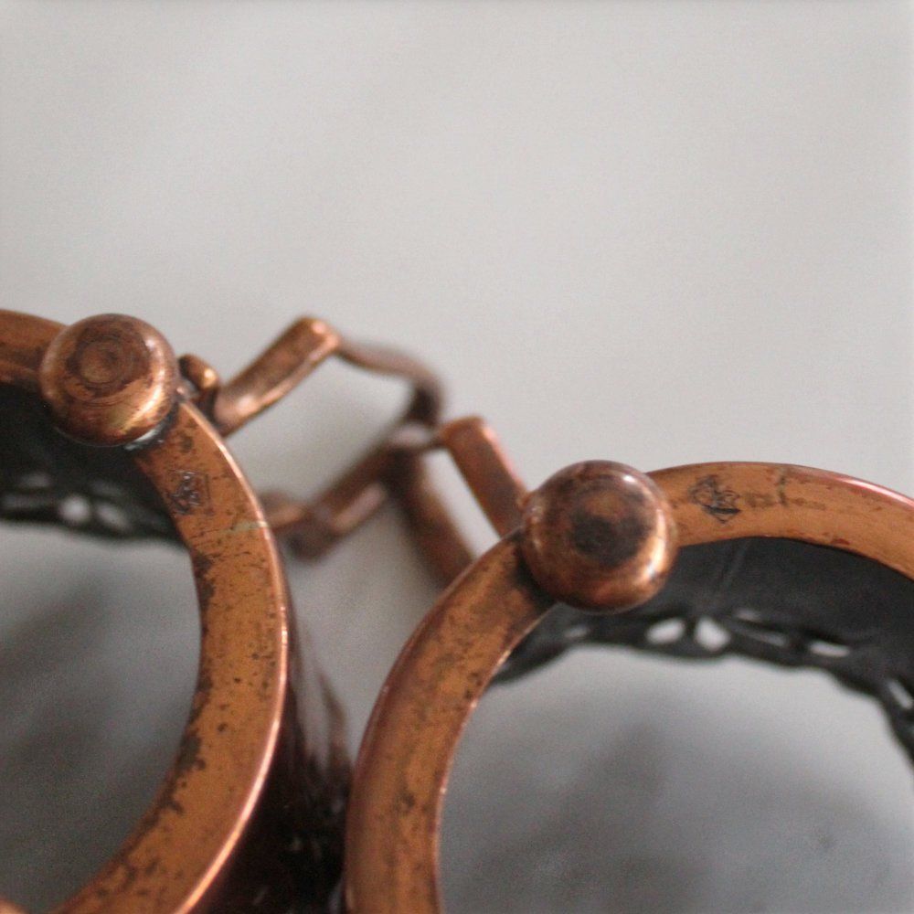 WMF Tasses: Teeglashalter Kupfer Jugendstil WMF mit Glaseinsatz – D'occasion à Weggis par Mylemontree 4