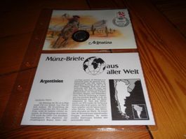 Münzbrief Argentinien