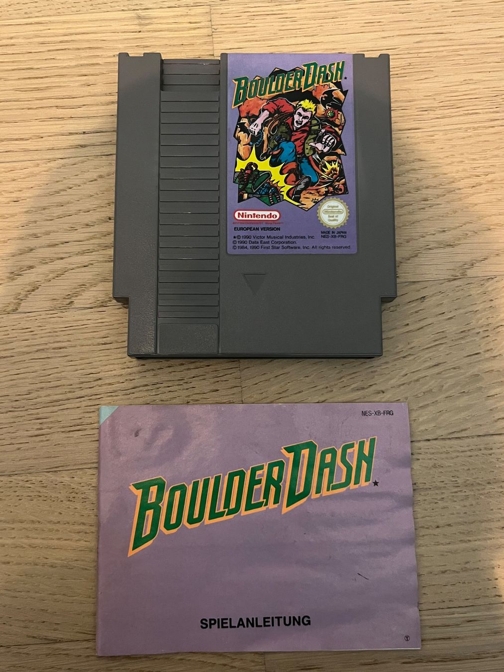 Nintendo Jeux: NES Game Boulder Dash inkl. Anleitung – D'occasion à Lohn-Ammannsegg par Lea3009