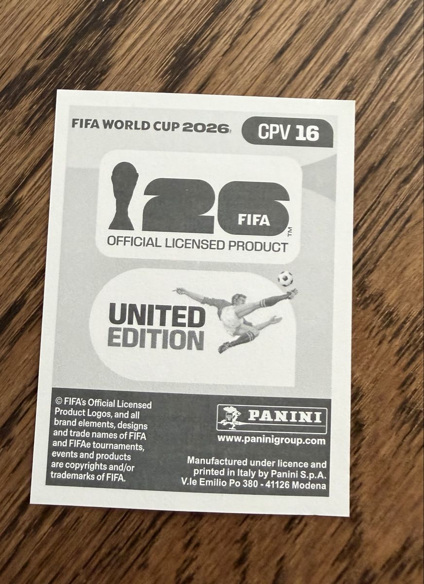 Panini Carte collezionabili: WM 2026 Panini Jovane Cabral CPV16 – Nuovo (secondo la descrizione) da Goldach venduto da natcris 1