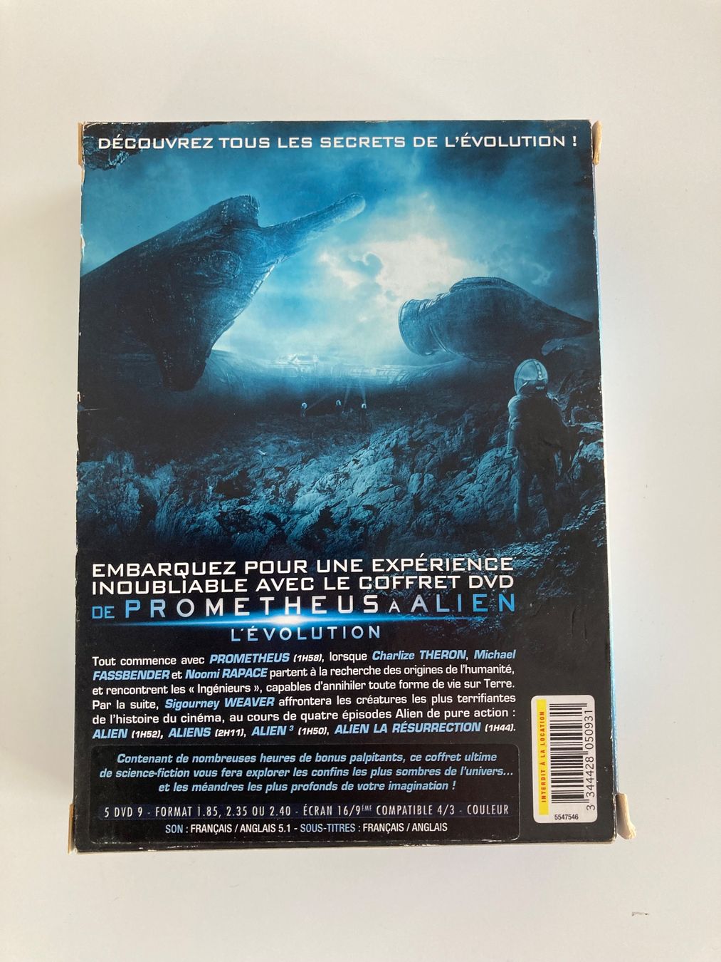 Alle DVDs: Coffret DVD Alien L'Évolution 5 disques – Gebraucht aus Bassecourt von CALUMET-X 2