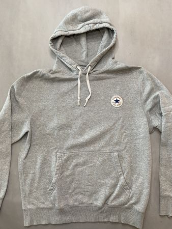 Grauer Converse Hoodie Grösse M