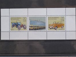 DDR 1979 Automobilbau Zwickau Block**
