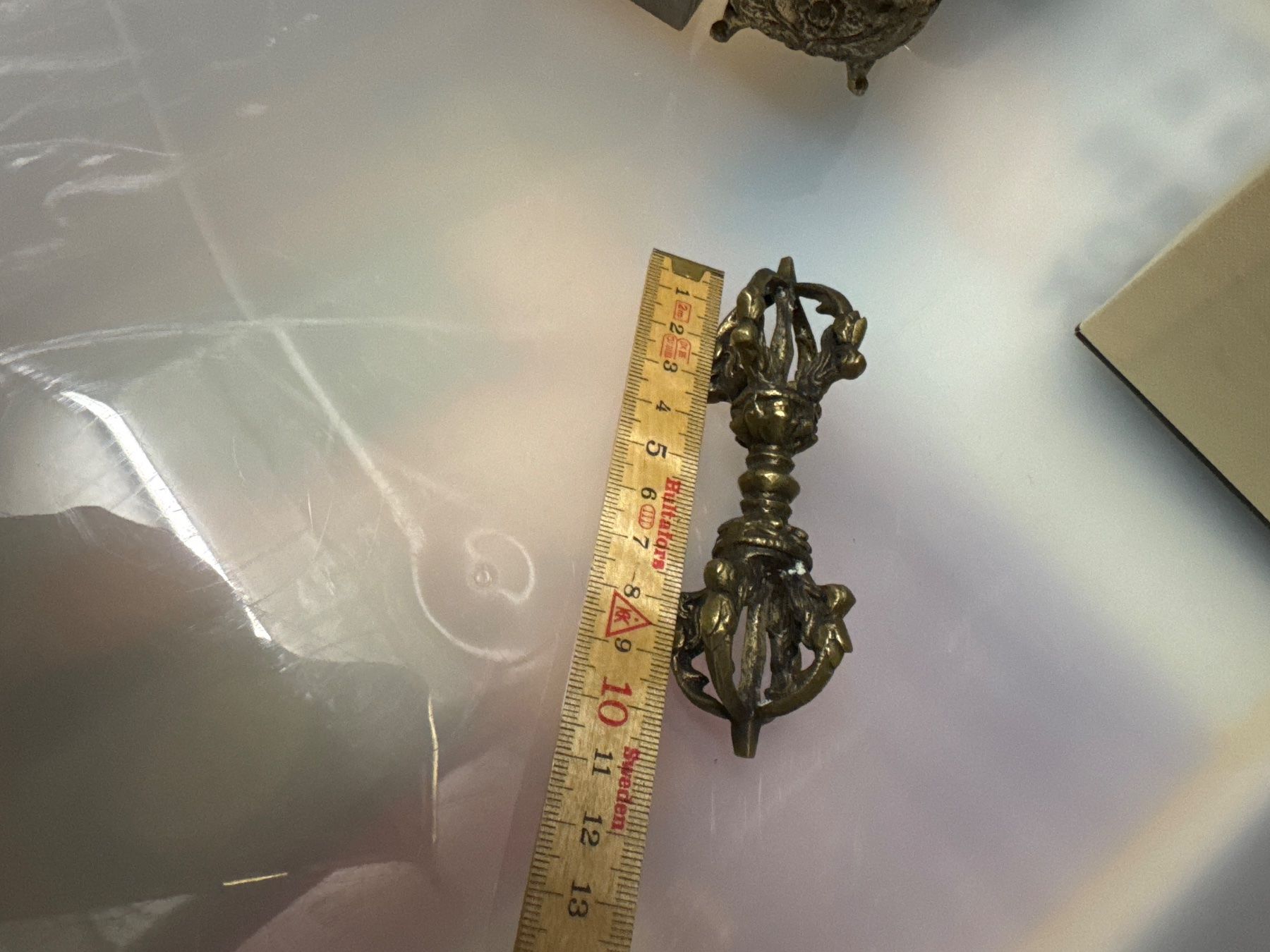 Statuette: antike tibetische Vajra Dorje – Usato da Basel venduto da Joshy03